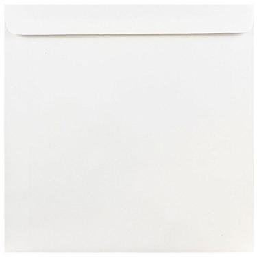Imagem de JAM PAPER 22 x 9 Envelopes quadrados de convite - Branco - 25/Pacote