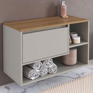 Imagem de Armário de Banheiro Barcelona 1 Porta Arenas - Art In Móveis