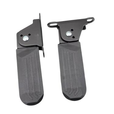 Imagem de Vaveren Pedais de bicicleta elétrica antiderrapantes, peças de reposição, acessórios de borracha dobráveis, fáceis de instalar, apoios para os pés traseiros, Distância entre