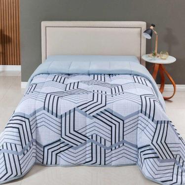 Imagem de Edredom Coberdrom Sonho Bom Solteiro Em Malha - Cinza - 100% Algodão