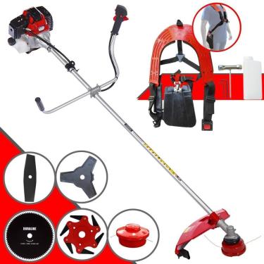 Imagem de Roçadeira Rt43l 43cc 1,7hp Com Carretel + Faca 2p 3p 6p 80d