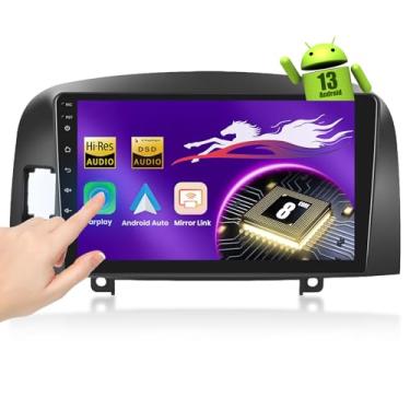 Imagem de Upriding Qualcomm 8 Core 4 + 64 G】 Rádio Android 15 para Hyundai Sonata 2004-2008, tela sensível ao toque de 9 polegadas, estéreo veicular com carplay sem fio, Android Auto, GPS/6G WiFi/DSP/Bluetooth