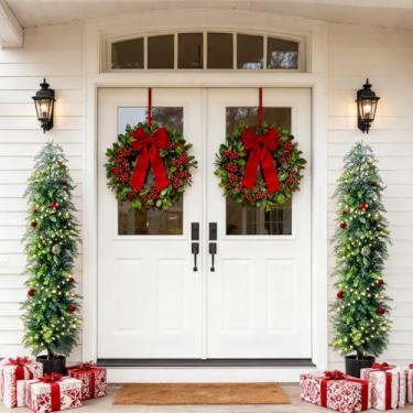 Imagem de Bailikang Árvore de Natal artificial de 1,5 m de pinheiro premium com ponta de mais de 1000 galhos, fácil configuração, lápis artificiais, agulhas de pinheiro realistas, decoração realista de festa de