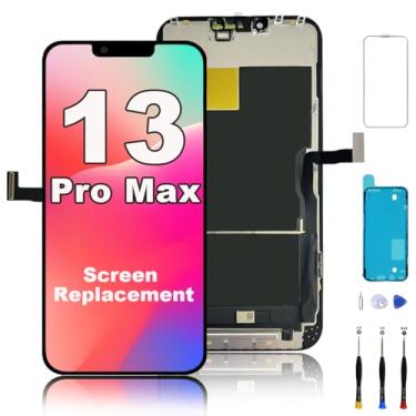 Imagem de Tela de substituição para iPhone 13 Pro Max 17.0 cm COF LCD 3D Touch IPS FHD digitalizador conjunto completo com kits de ferramentas de reparo, substituição de tela, promoção de 120Hz
