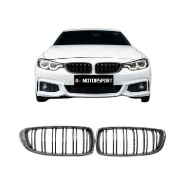 Imagem de Grelha Frontal Estilo M4 Preta Brilhante Para BMW F32 F33 F36 F80 F82 