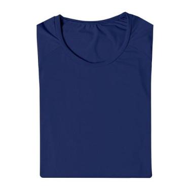 Imagem de Camiseta Mash Masculina Manga Longa com Proteção Uv Fps 50, Azul marin