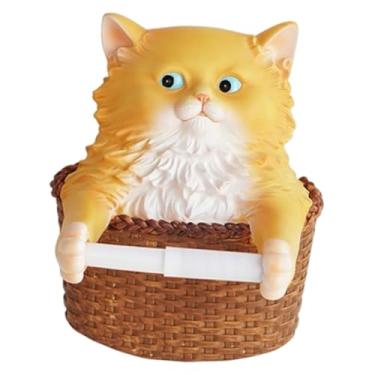 Imagem de Generic Suporte para Papel Higiênico, Porta-Rolos de Papel em, Organizador em Formato de Gato, Acessórios para Cozinha, Garagem, Banheiro e
