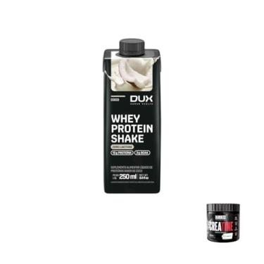 Imagem de Kit Whey Protein Shake 250ml Coco Edge + Creatina Creapure Darkness 200g