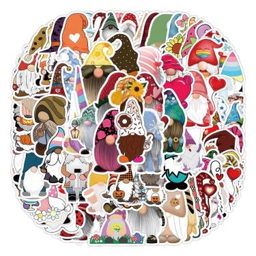 Imagem de Adesivos Dwarfs Goblins, vinil impermeável, anime, 100 unidades