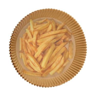 Imagem de manteiga para fritadeira de ar, assadeiras de pergaminho - pergaminho resistente a altas temperaturas,Assadeiras seguras de qualidade alimentar para fritadeira de ar, forno de micro-ondas, asas de bol