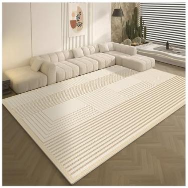 Imagem de SPXMQSS Tapete de área grande, resistente ao desgaste, lavável para quarto, resistente à sujeira, sala de estar, antiderrapante, para sala de estar, jantar, quarto, escritório, B, 200 x 300 cm