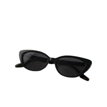 Imagem de Óculos de sol vintage versátil olho de gato rosa: protetor solar, emagrecedor, óculos estilosos