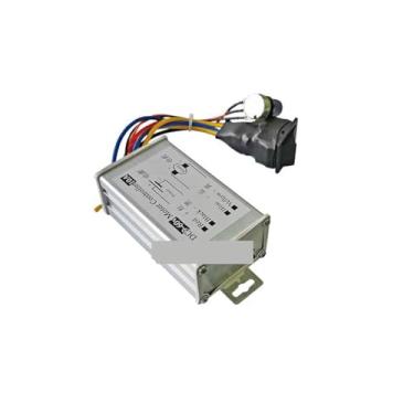Imagem de PWM DC regulador de velocidade do motor 5V-35V placa de interruptor de controle de velocidade 5A função de interruptor LED módulo de controle de velocidade de escurecimento