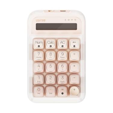 Imagem de Lofree Base Tri-Mode Wireless Numpad White LED Backlight compatível com MacOS, iOS, Windows e Android