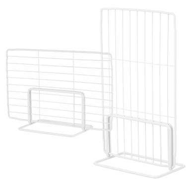 Imagem de NUOBESTY 2 peças de divisória de arame de ferro para freezer, prateleira ajustável, divisória de geladeira para profundidade - freezer de peito, organização de cozinha