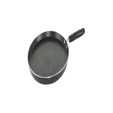 Imagem de Frigideira Tapioqueira Panquequeira com Indução, 26cm, Alumínio com Revestimento Antiaderente Techflon, Preta, Compatível com Fogão a Gás, Elétrico e Vitrocerâmico