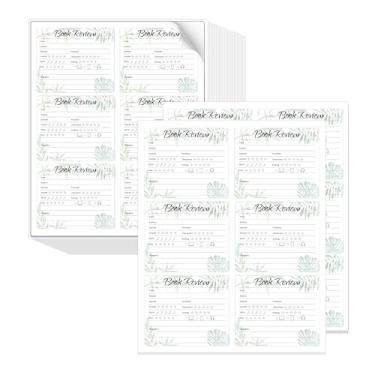 Imagem de Adesivos de revisão de livros para leitores, 300 peças, etiquetas autoadesivas para cadernos de leitura de volta às aulas Lista de Estudantes Presentes Bookworm (Inglês)