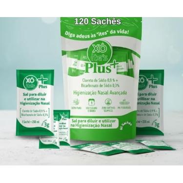 Imagem de Kit C/120 Unidades Soro Fisiológico + Bicarbonato de Sódio Sachê em Pó