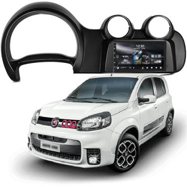 Imagem de Multimídia Adak 7P Uno 2010 A 2014 Uno Vivace 2010 A 2016 Fiorino 2014 A 2021 2+64GB Quadcore Carplay Android Auto Gps