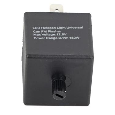 Imagem de Luqeeg Relé de Pisca-pisca LED 12V Ajustável para - de Luz de de Motocicleta Automotiva, Plug and Play Universal para Solução de Piscamento Rápido