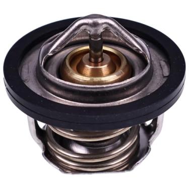 Imagem de FridayParts Termostato MIA11731 Compatível com Yanmar Engine 3TNV70 John Deere Gator Veículo utilitário UV72 XUV XUV590E S4 XUV825M XUV835R Substituição