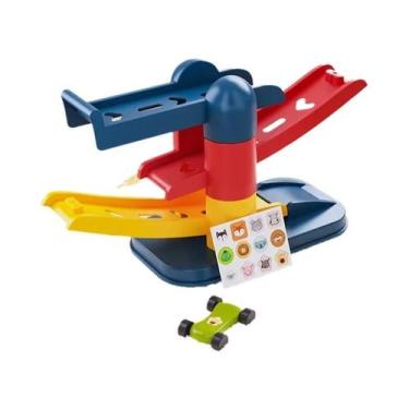 Imagem de Carro De Corrida De Montanha Russa Com Pista De Deslizamento Por Inérc