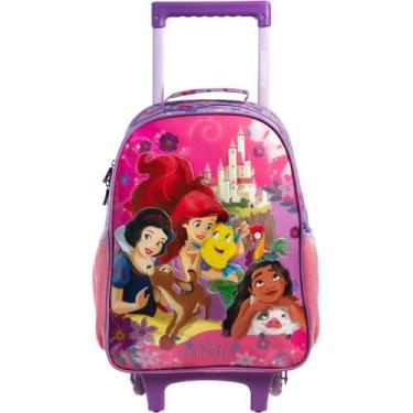 Imagem de Mochila Infantil com Rodinha Princesas X - Disney