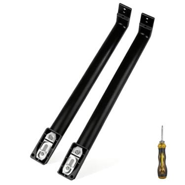 Imagem de LEYURISE Conjunto de maçaneta de porta preta para geladeira compatível com GE Refrigerator Replace#: WR12X32350 WR12X21196 AP6985343 PS12749320