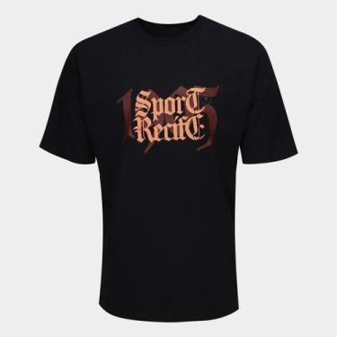 Imagem de Camisa Sport Recife Oversized Masculina - PST, Preto, GG