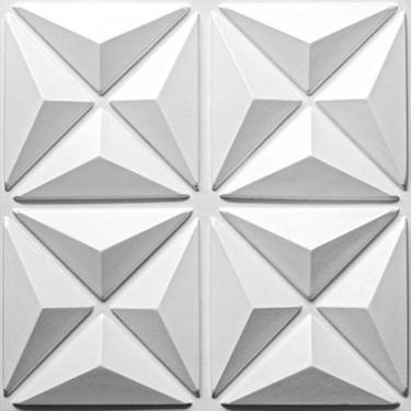 Imagem de Kit 36 Placas 3D Revestimentos 0,5Mms Mini Estrelar