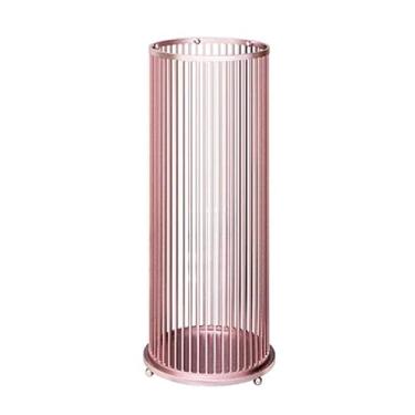 Imagem de Suporte para guarda-chuva interno, balde de armazenamento, com ganchos para pequenos dobrados, para canto de entrada, organizador de economia de espaço, decoração de escritório em casa, 10