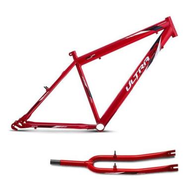 Imagem de Quadro Aro 29 Em Aço Carbono Ultra Bikes Masculino, Vermelho, Aro 29