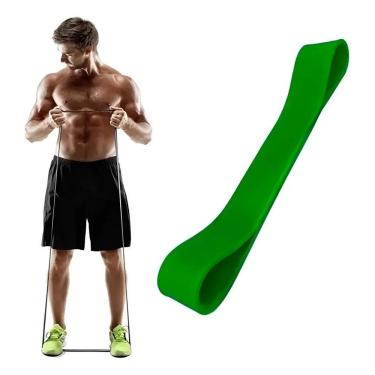 Imagem de Faixa Elastica Rubber Band Mini Band Pilates Média  Verde 