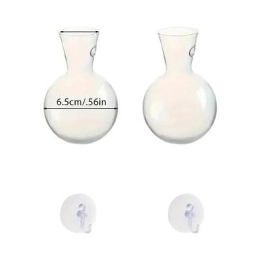 Imagem de Vaso De Flores Semi-Circular Montado Na Parede, Aquário Hidropônico Pa