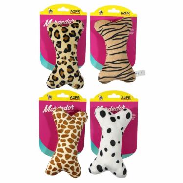 Imagem de Mordedor Pet Ossinho Em Pelúcia Cor Sortida Azpr