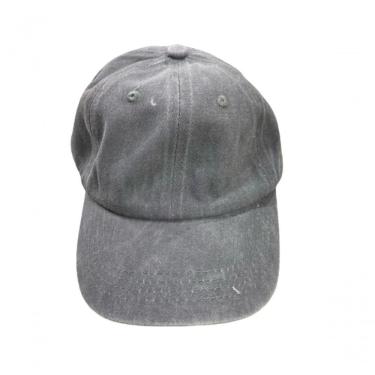 Imagem de Boné Liso Masculino Feminino Unissex Sarja Aba Curvada Com Regulagem De Tamanho cinza