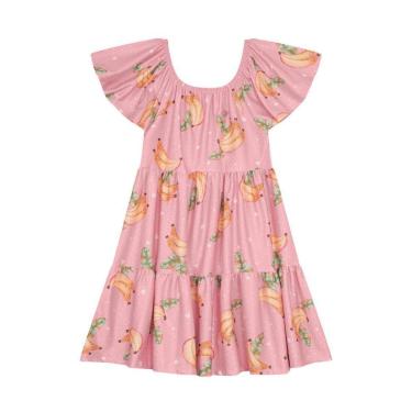 Imagem de Vestido infantil menina em cotton Brandili-Feminino