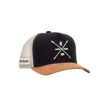 Imagem de Boné Plata O Plomo X Preto Aba Caramelo-Unissex