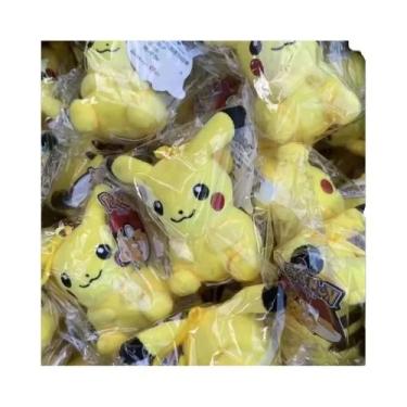 Imagem de Chaveiro De Pelúcia Pikachu Pokemon De 12cm, Brinquedo Para Crianças, 