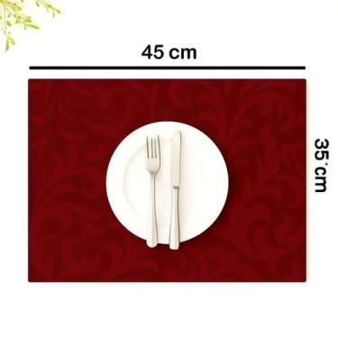 Imagem de Kit 4 Sousplat Mesa Posta Cozinha Jogo Americano 45X35 - Beija Flor