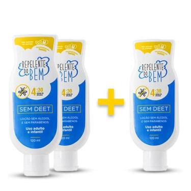 Imagem de Kit 3 Loções Repelente Do Bem Sem Deet (Leve 3 e Pague 2) - Bem Me Fiz