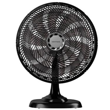 Imagem de Ventilador de Mesa 50 Cm Turbo 10 Pás 150W Oscilante 3 Velocidades Preto Ventisol