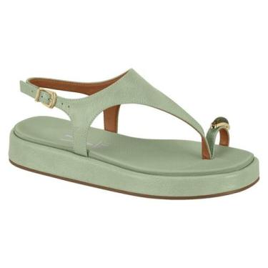 Imagem de Sandália Feminina Asa-delta Flatform Vizzano 6506127, Verde luna, 36