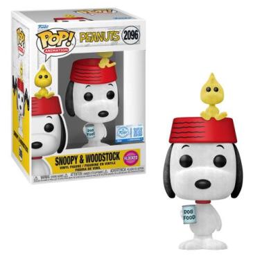 Imagem de Boneco Funko Pop! Exc Snoopy - Snoopy & Woodstock (Flocked) - Candide