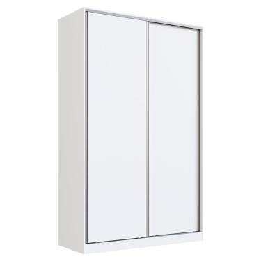 Imagem de Guarda Roupa Solteiro Rc2004 Mdf 2 Portas 147 Cm Branco Novam