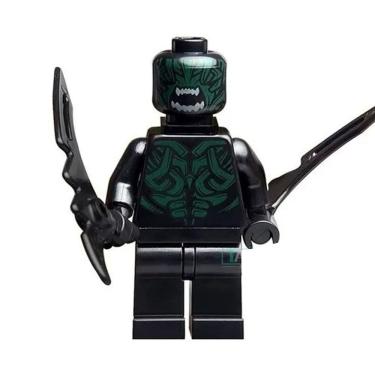 Imagem de Boneco Super Herois E Vilões Hq Quadrinhos Bloco De Montar