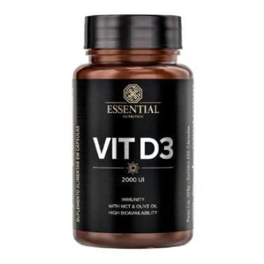 Imagem de Vitamina D3 2000 UI (120 Cápsulas) 103g Essential Nutrition-Unissex