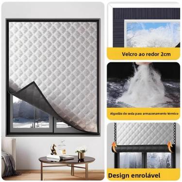 Imagem de Cortinas Isolantes Térmicas De Inverno À Prova De Vento E Frio, Com Is