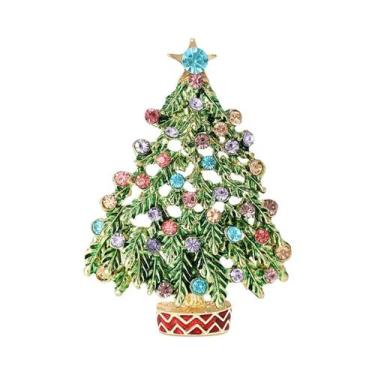 Imagem de Broche De Pérola Com Estrela De Strass Para Mulheres, Acessórios De Jo
