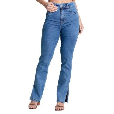 Imagem de Calça Jeans Sawary Reta - 281732 - Azul medio 40-Feminino